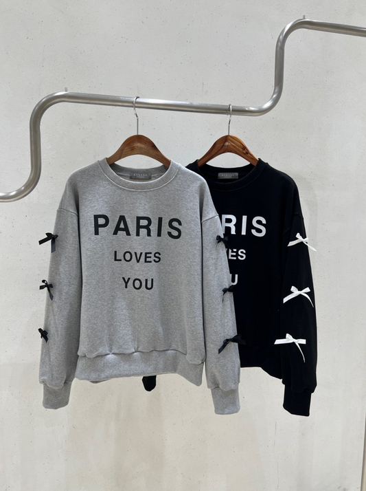 Banana_Paris Ribbon Sweatshirt