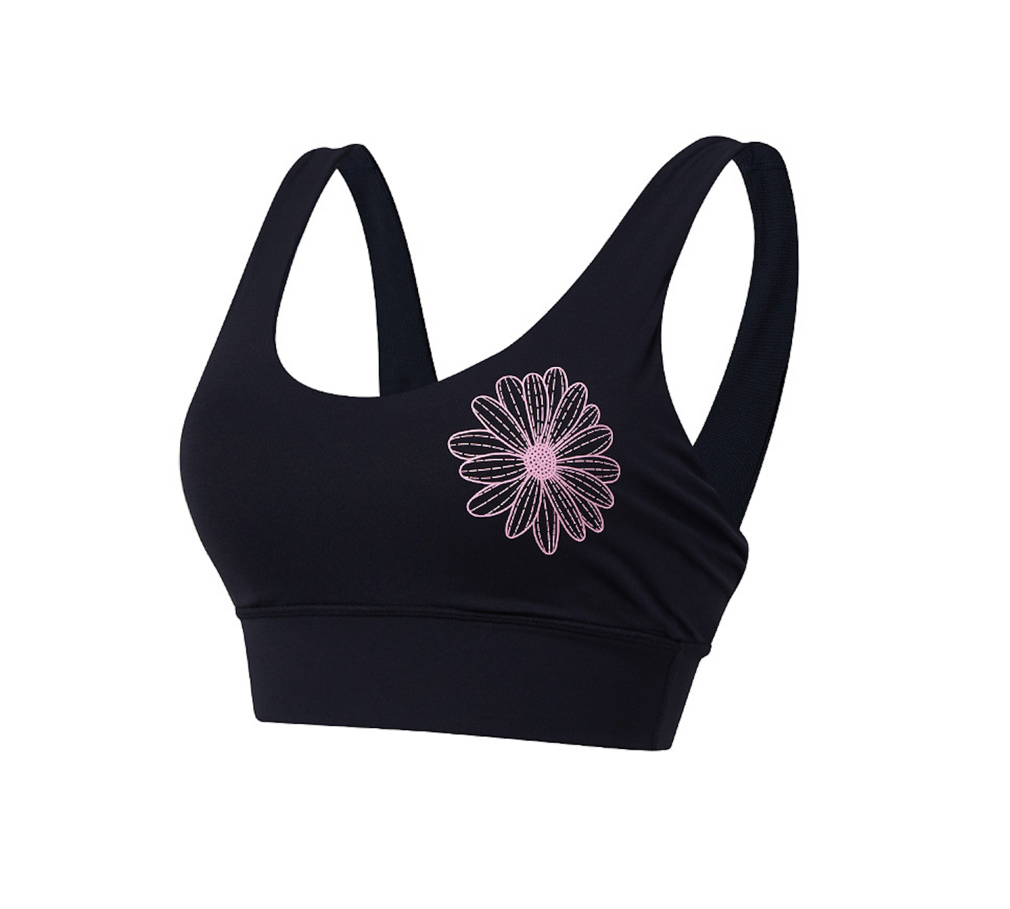 MARDI [ACTIF] BEURRE ULTIMATE COMFORT basic bra theflower_BLACK PINK