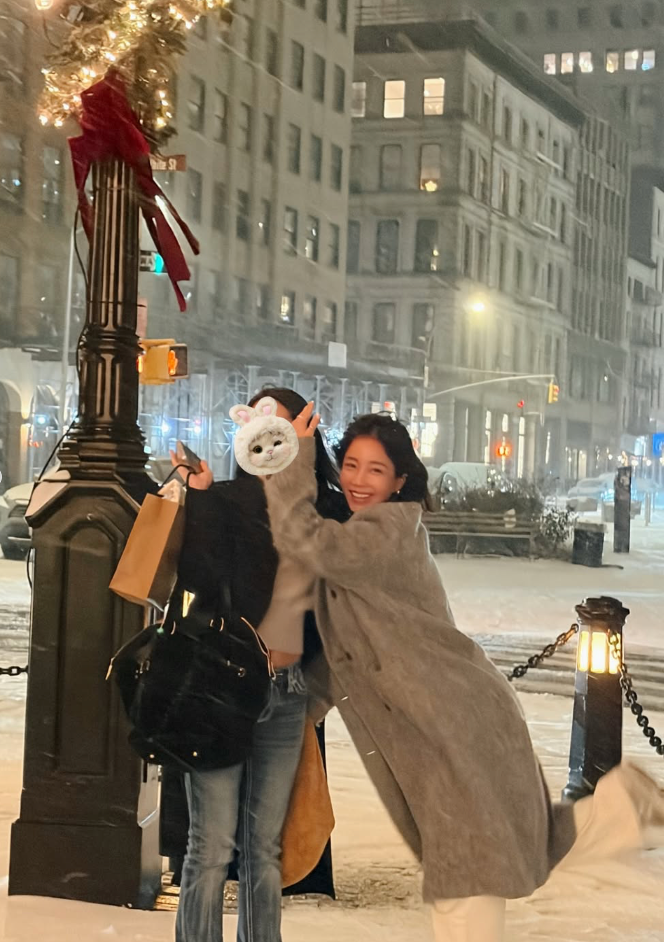 LEVAR Hairy Alpaca Blended Classic Coat - Charcoal